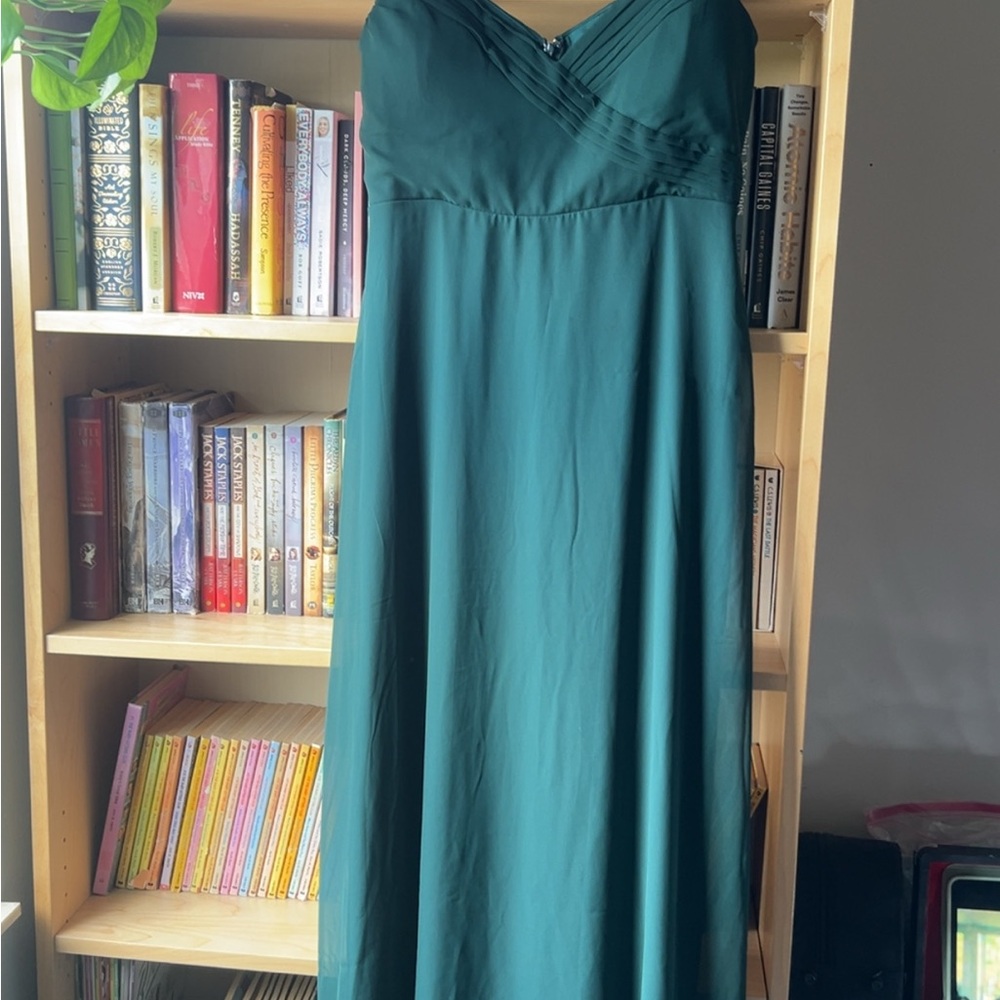 Birdy Grey Strapless Teal Dress